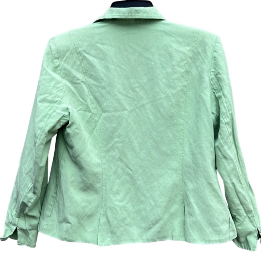 Coldwater Creek Seafoam Green Business Jacket Petite Small Office - Picture 4 of 11